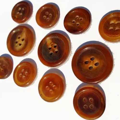 Buffalo Horn Button