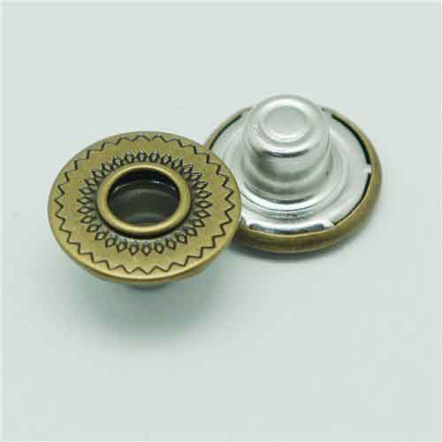Brass Jeans Button