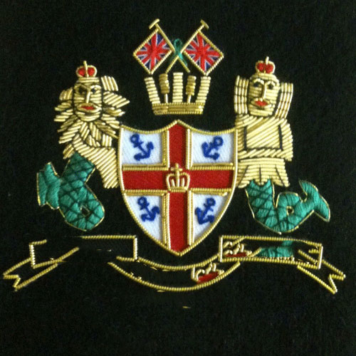 Bullion Wire Blazer Badges