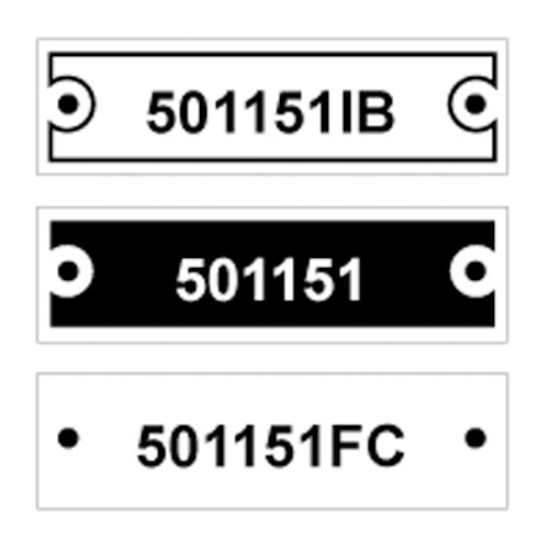 Control Panel Labels
