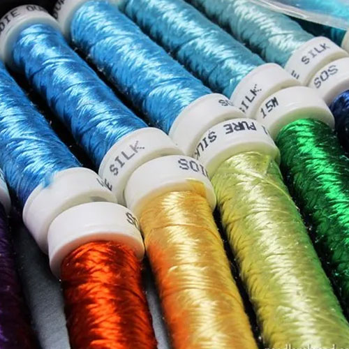 Art Silk Embroidery Yarns