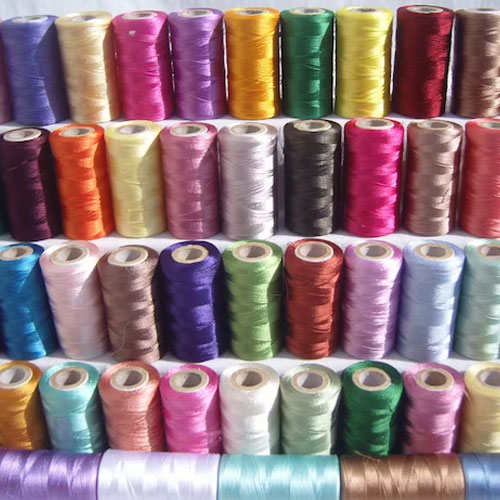 Art Silk Embroidery Yarns