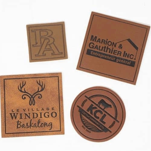 Leather Embossed Labels