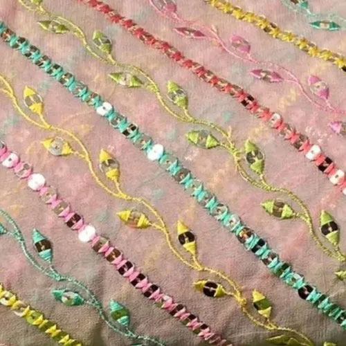 Embroidery Sequins Work