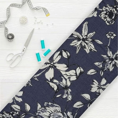 Printed Denim Fabric