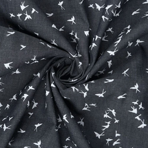 Printed Denim Fabric