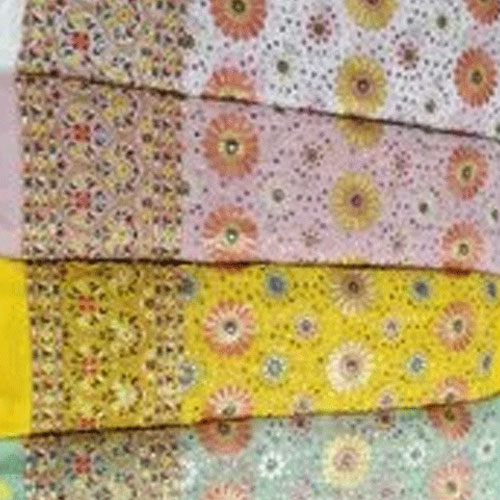 Embroidered Georgette Fabric