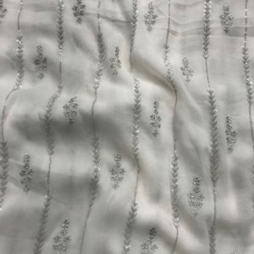 Embroidered Georgette Fabric