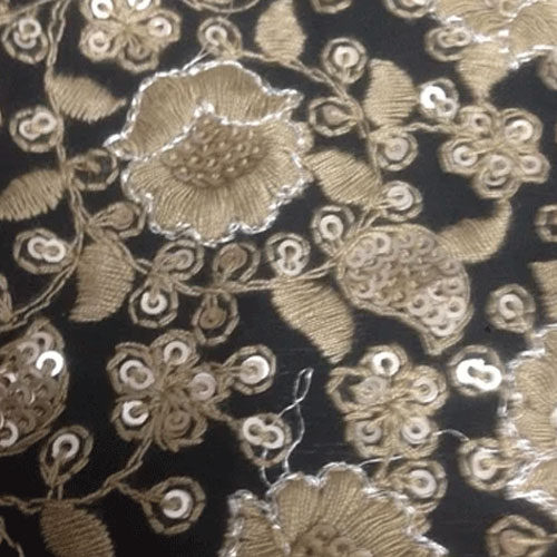Viscose Embroidered Fabric