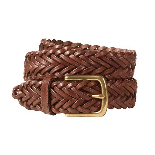 Braided Leather Belt