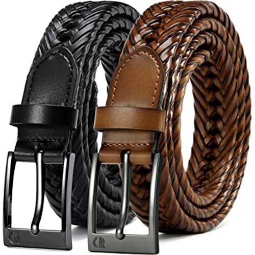 Braided Leather Belt