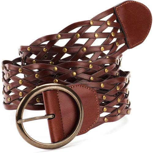 Braided Leather Belt