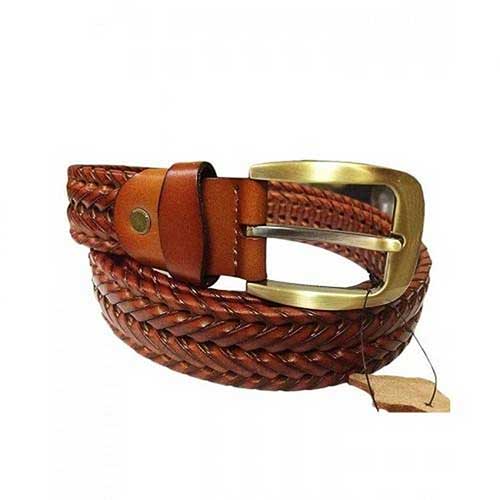 Braided Leather Belt