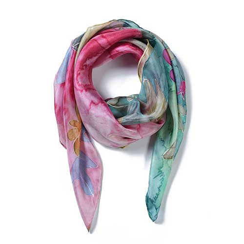 Hand Painted Scarves