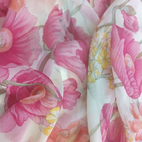 Printed Chiffon Fabric