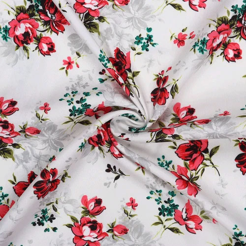 Printed Crepe Fabric