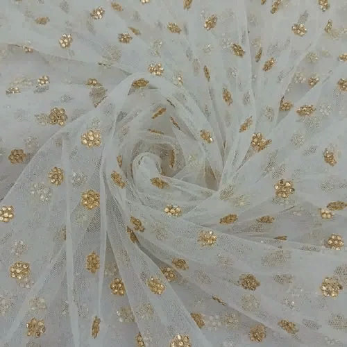 Embroidered Net Fabrics