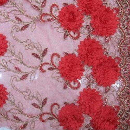 Embroidered Net Fabrics