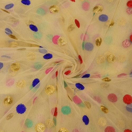 Embroidered Net Fabrics