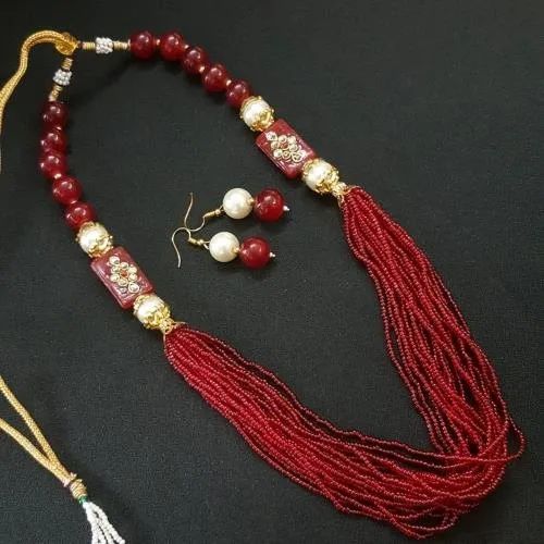 Glass Bedded Necklace