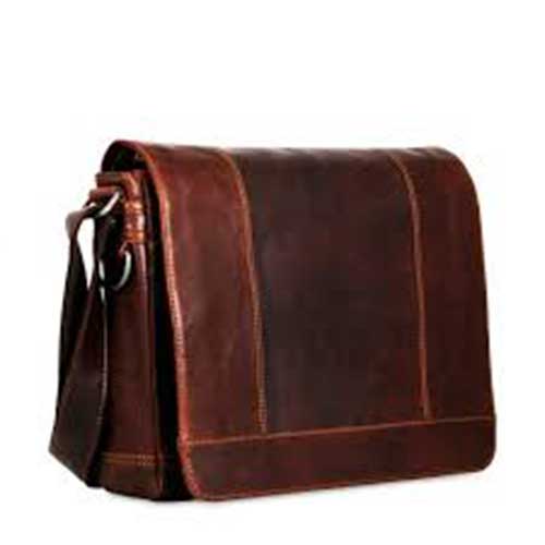 Leather Messenger Bag