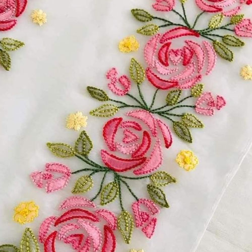 Hand Embroidered Motifs