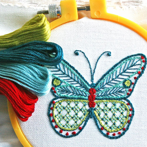 Hand Embroidered Motifs