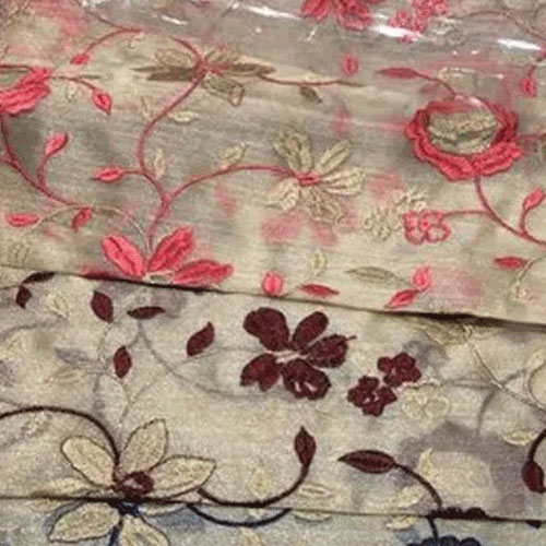 Polyester Embroidered Fabric