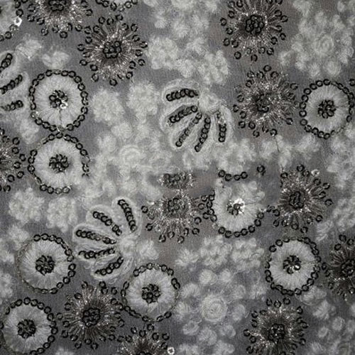 Polyester Embroidered Fabric