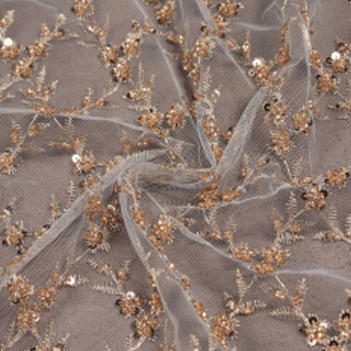 Polyester Embroidered Fabric