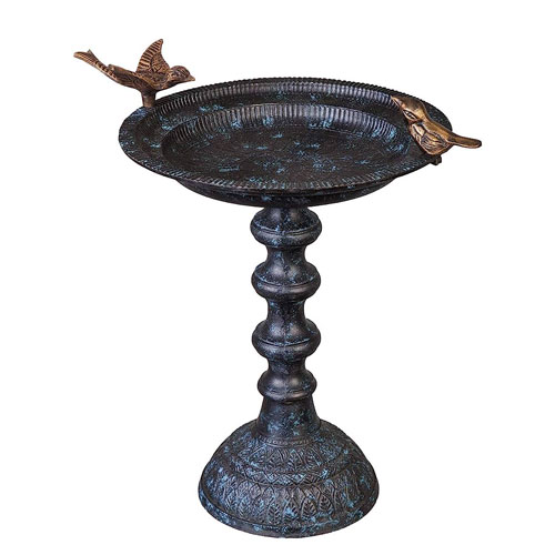 Iron Bird Bath