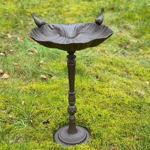 Iron Bird Bath