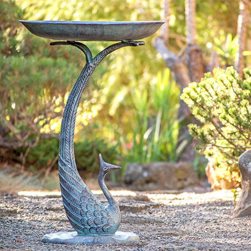 Iron Bird Bath
