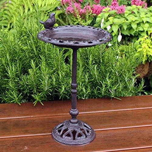 Iron Bird Bath