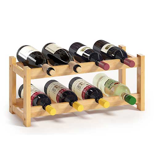 8 Bottle Wine Rack