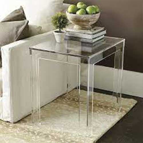 Glass End Table