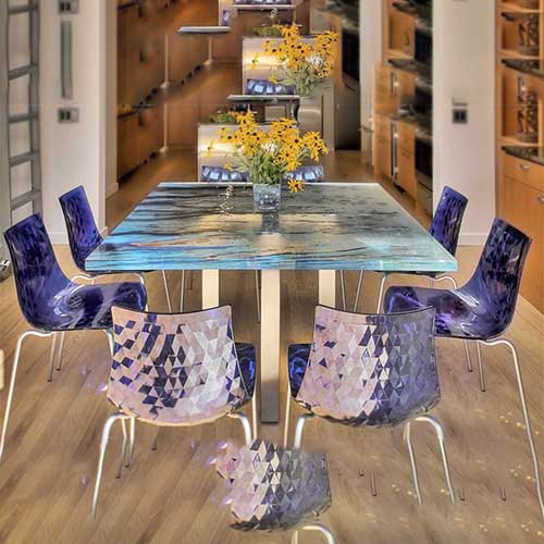 Crystal Glass Table Top