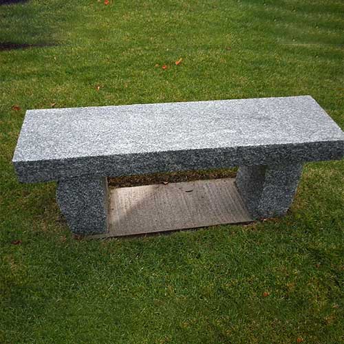 Granite Garden Bench