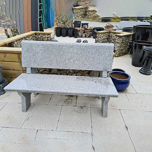 Granite Garden Bench