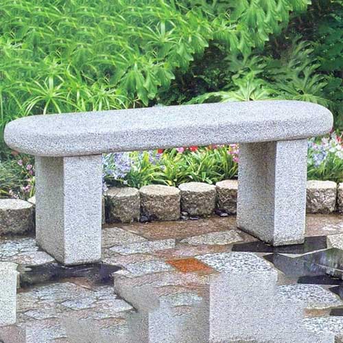 Granite Garden Bench