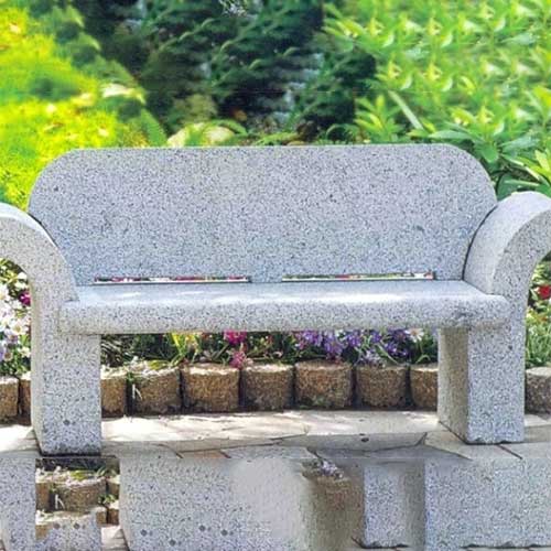 Granite Garden Bench