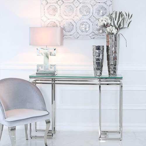 Glass Console Table