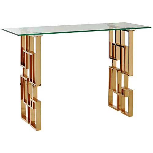 Glass Console Table
