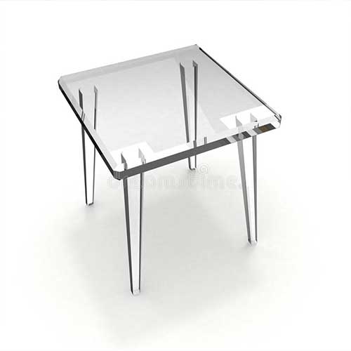 Glass Stool