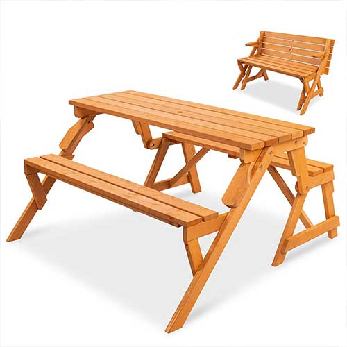 Wooden Picnic Tables