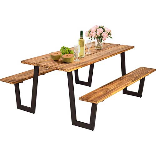 Wooden Picnic Tables
