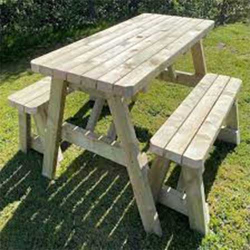 Wooden Picnic Tables
