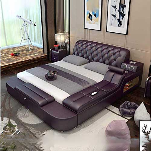 Leather Bed