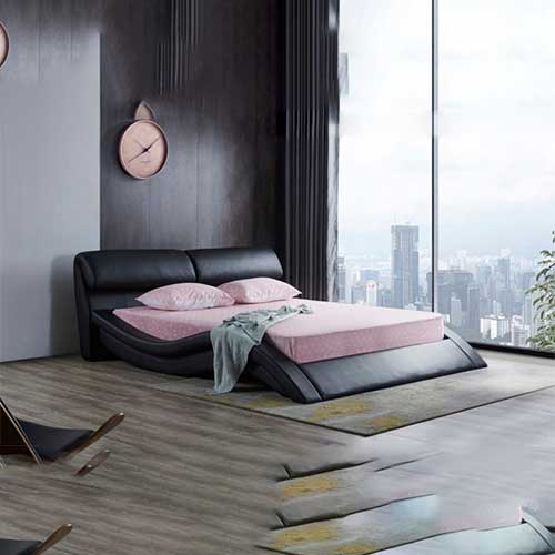 Leather Bed