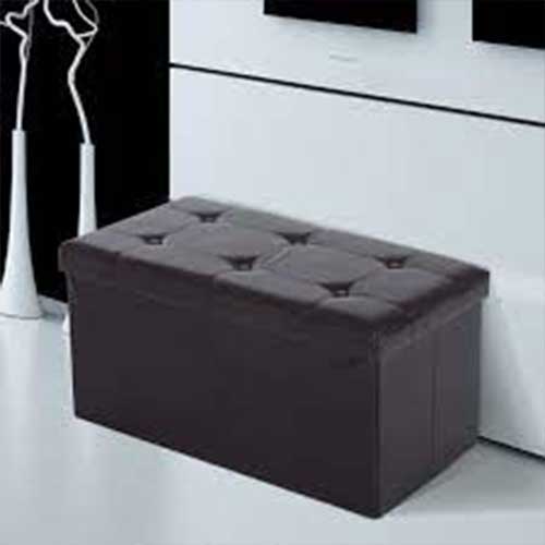 Leather Ottoman